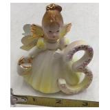 Vintage Josef Birthday Angel Figurine – Number 3 Birthday Girl