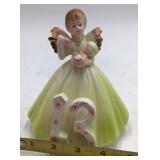 Vintage Josef Birthday Angel Figurine – Number 13 Birthday Girl