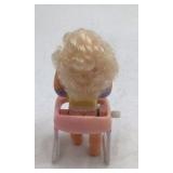 Vintage Care Bears Wind-Up Toy – Blonde Baby in Walker