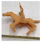 Vintage Plastic Cavalry Rider Figurine