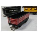 Vintage Union Pacific Tin Toy Train Set