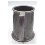 Vintage Wilton Pewter Monogrammed Beer Set – Pitcher and Four Mugs with Initials