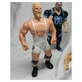 Vintage WWE WCW Wrestling Action Figures Lot – Mixed Superstars