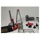 WCW WWF Wrestling Action Figure Accessories Lot – Ring Parts and Props