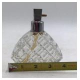 Vintage Crystal Perfume Bottle with Tassel