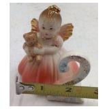 Vintage Josef Birthday Angel Figurine – Number 2 Birthday Girl