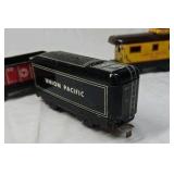Vintage Union Pacific Tin Toy Train Set