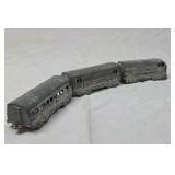 Vintage Cast Metal Streamliner Toy Train Set
