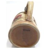 Vintage Budweiser Champion Clydesdales Stein – Ceramarte Made in Brazil with Wagon Scene