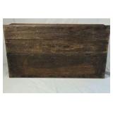 Vintage Oak Chest – Brass Hardware