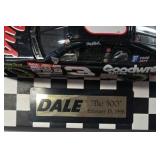 Dale Earnhardt Sr. Goodwrench Monte Carlo – Black Diecast "The 500" Daytona Win Replica on Checkered Base