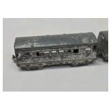 Vintage Cast Metal Streamliner Toy Train Set