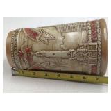 Vintage Budweiser Wrigley Building Stein – Handcrafted Limited Edition with Chicago Skyline