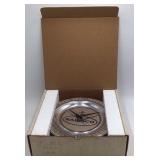 Vintage Nabisco "Tempus Fugit" Promotional Wall Clock – Chrome Finish