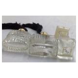 Vintage Miniature Glass Perfume Bottles