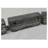 Vintage Cast Metal Streamliner Toy Train Set