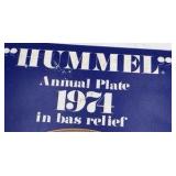 Hummel 1974 Annual Plate – Girl with Goose in Bas Relief