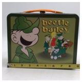 Vintage Beetle Bailey Lunchbox – 2002 Bosley Boxes Green Metal with Characters