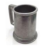 Vintage Wilton Pewter Monogrammed Beer Set – Pitcher and Four Mugs with Initials