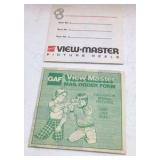 Vintage View-Master Viewer and Reels Set – GAF Model with Travel and Cartoon Themes