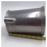 Vintage Wilton Pewter Monogrammed Beer Set – Pitcher and Four Mugs with Initials