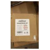 Pink and Gold Party Supply Kit, 350 Pieces Disposable Dinnerware Set, Pink Paper Plates, Napkins, Cups, Gold Plastic Forks, Knives and Spoons, Great for Parties RETAIL: $30.00