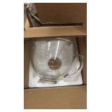 Large Clear 12 cup Measuring Bowl, Thick Glass and Heavy Duty, Great for Home, Bakery, Commercial Kitchen, Good Quality Build