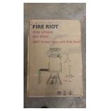 Turkey Fryer, 30QT With Basket, Outdoor Propane Deep Fryer With Burner Stand 50,000 BTU Cast Iron Burner and Steamer,