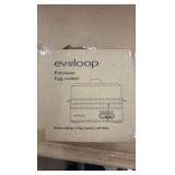 Rapid Egg Cooker Electric 6 Eggs Capacity, Soft, Medium, Hard Boiled, Poacher, Omelet Maker Egg Poacher With Auto Shut-Off, BPA Free-White