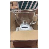 Glass Bowl for KitchenAid 4.5-5 Quart Tilt-Head Stand Mixer, Replacement with KitchenAid Artisan Mixer Glass Bowl, Or Use as Large Measuring Bowl for Baking and Cooking.