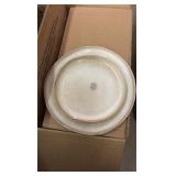 Ceramic Dinnerware Set 24-Piece ,Handmade Reactive Glaze Stoneware Plates and Bowls Sets, Highly Scratch Resistant, Dishwasher & Microwave Safe Dishes Set, Designed for 8 People Dinner