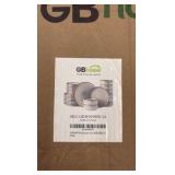 Ceramic Dinnerware Set for 8 People, 24 Pieces, Bowls and Plates GB Home Brand, Green-Wheat Color,  RETAIL: $140.00