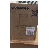 24-Cup Large Capacity Electric Mixer, Electric Food Blender with Stainless Steel Bowl, 2 Speed, 6L 800W Food Processor RETAIL: $120.00