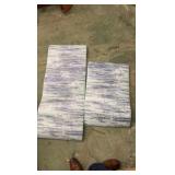 Set of Two Anti-Fatigue Mats, One Shorter and One Longer, Great for Kitchen, Bathroom, Work Station or Any Place Where You Might Stand for Long Periods of Time