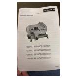 Premium Steel Blade Electric Deli Meat and Cheese Slicer for Commercial and Home Use, BESWOOD Brand RETAIL: $478.00