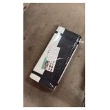 Plastic Straw Outdoor Waterproof Patio and Deck Rug, Foldable, Reversible, Great for Camping, RV, Deck, Porch, Picnic, Beach, Balcony, Black and White Stripes Design