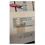 Black Room Divider, Eight Panels, Adjustable, 6-Feet High, 176 Inches Wide, Great to Separate and Divide Rooms, Great for Offices, Homes, Bedrooms, Dorm Rooms, Churches and More