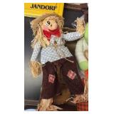 Vintage Halloween Decorations, Four Different Stuffed and Upright Standing Figures