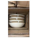 Ceramic Dinnerware Set, Handmade Reactive Glaze Stoneware Plates and Bowls Sets, Highly Scratch Resistant | Dishwasher & Microwave Safe Dishes Set, Service for 4 (12pc)