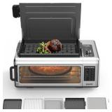 Air Fryer Countertop Oven and Indoor Grill Combo, 18 QT and 1600W, Joyami Brand, Air Fry, Bake, Dehydrate, Toast, 6 Nonstick Settings RETAIL: $130.00