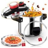 3-in-1 Stainless Steel Pressure Cooker RETAIL: $75.00