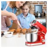 Stand Mixer, Kitchen in a Box, 3.2 QT Small Electric Food Mixer, Six Speeds, Portable, Lightweight