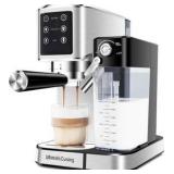 Espresso Machine, Touchscreen with Automatic Milk Frother for Cappuccino Latte, Expresso Coffee Machine for Home with Dual Heating System and Dual Pump