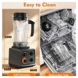 3-in-1 Blender Food Processor and Smoothie Maker, Professional Blender for Kitchen and Commercial Use, Adjustable Speed, 68 Ounces BPA-Free Plastic