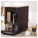 CASABREWS ACAFE PLUS Automatic Espresso Machine, 20bar Espresso Coffee Machine with Grinder and Milk Frother, Professional Coffee Maker with Touch Screen for Cappuccino and Americano, Black, USED ONCE
