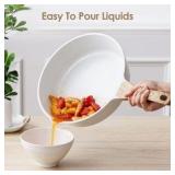 Nonstick Ceramic Cookware Set 16-Piece, Healthy Pots and Pans Set, Non-toxic Kitchen Cooking Set with Stay-Cool Handles, Silicone Utensils and Pot Protectors, PFAS/PTFE/PFOA Free