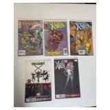 X-Men Comic Book Lot 5 Comics Marvel
