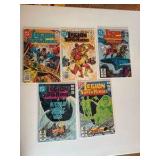 Legion of Super Heroes Comic Book Lot, 5 Comics From DC