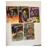 Super Girl Comic Book Lot, 5 Comics From DC Publishing