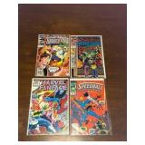 Marvel Comic Book Lot, Mix of Heroes, 4 Comic Books